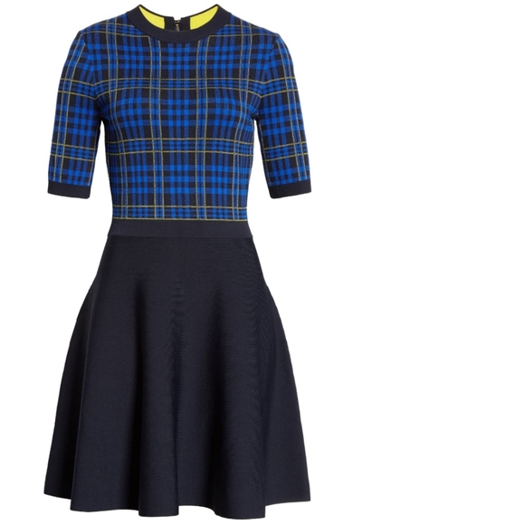 🍒NWT🍒 TED BAKER KNITTED SKATER DRESS - Picture 6 of 12